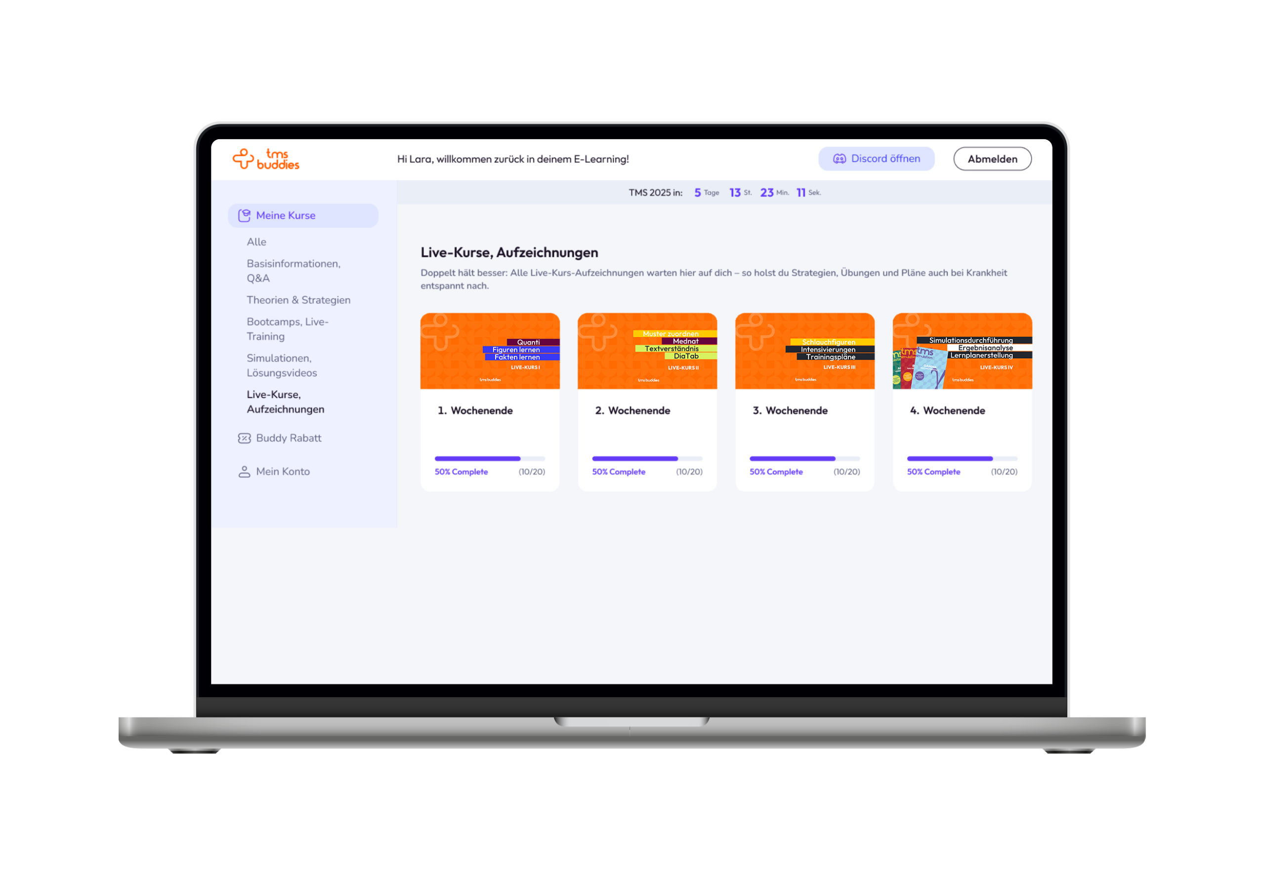 1 Monat Live-Kurs