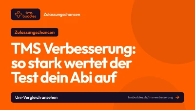 TMS Verbesserung: wie stark ein guter TMS den Abischnitt im Uni-Vergleich aufwertet