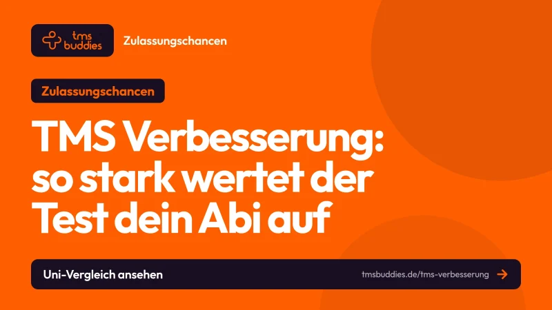 TMS Verbesserung: wie stark ein guter TMS den Abischnitt im Uni-Vergleich aufwertet