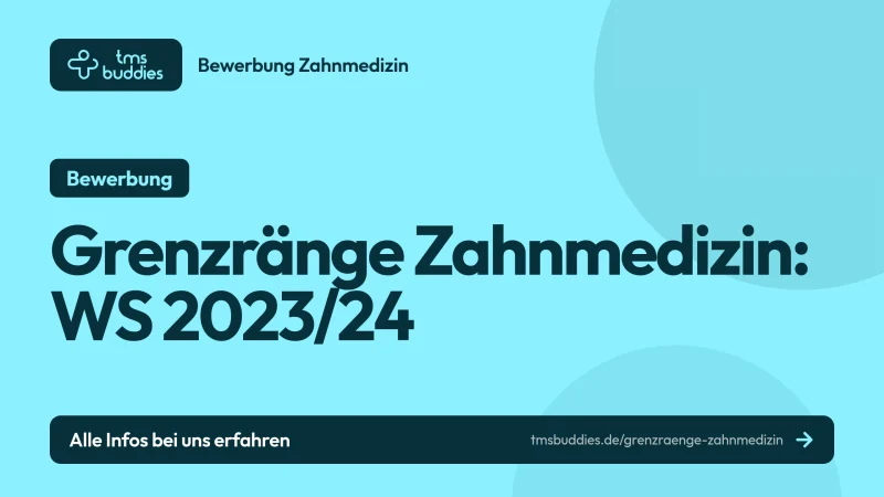 Grenzränge Zahnmedizin aus unserer Community für WS 2023/24, nicht offiziell verifiziert